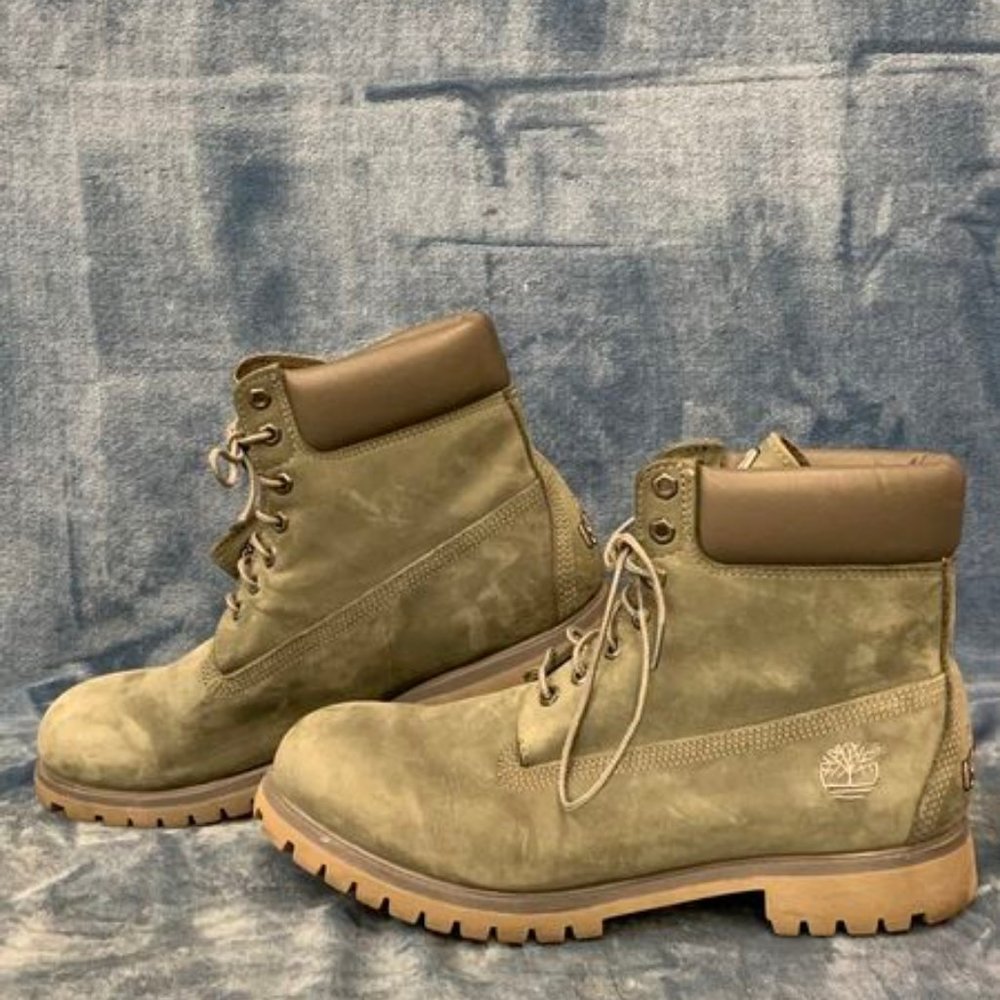 MEN'S TIMBERLAND WATERPROOF BROWN BOOTS SIZE 13